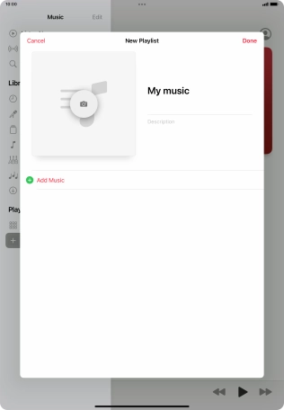 Press Add Music.