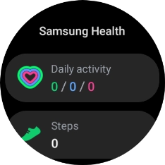 Under Daily activity, you can see how far you are from completing your daily activity goals. Under Daily activity, you can see how far you are from completing your daily activity goals.