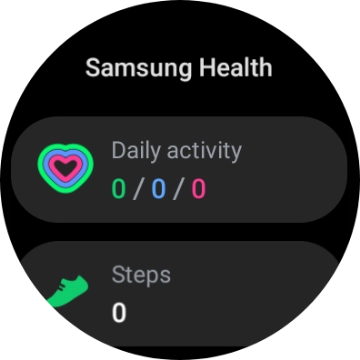 Under Daily activity, you can see how far you are from completing your daily activity goals. Under Daily activity, you can see how far you are from completing your daily activity goals.