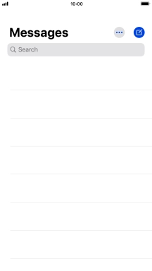 Press the new message icon. Press the new message icon.