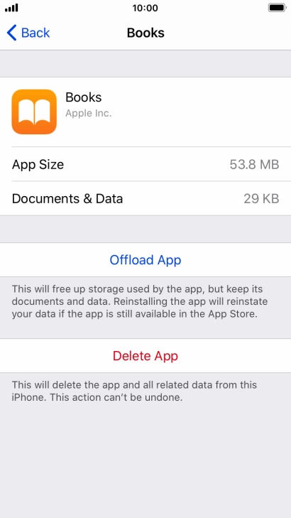 Press Offload App.