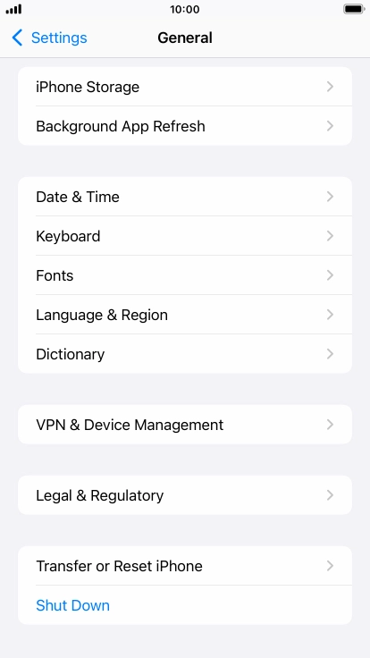 Press Transfer or Reset iPhone. Press Transfer or Reset iPhone.