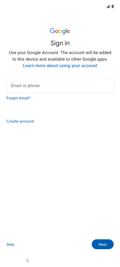 Follow the instructions on the screen to finish the activation.