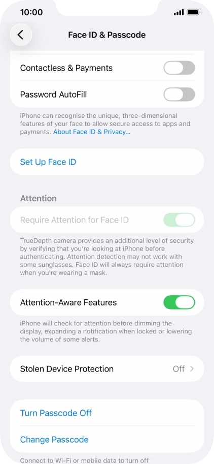 Press Turn Passcode Off and key in the phone lock code. Press Turn Passcode Off and key in the phone lock code.