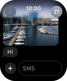 Press SMS.