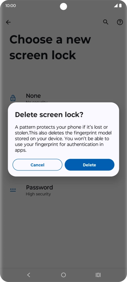 Press Delete.