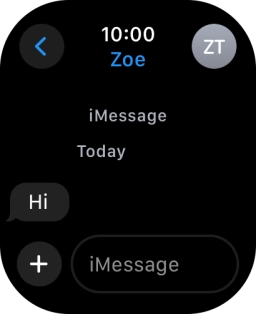 Press iMessage.