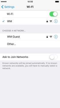 Press the Home key to return to the home screen.