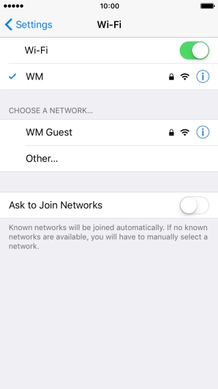 Press the Home key to return to the home screen.