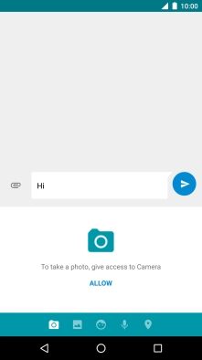 Press the gallery icon.