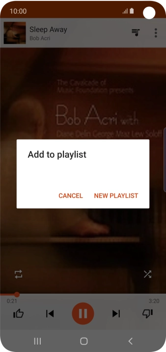 Press NEW PLAYLIST.