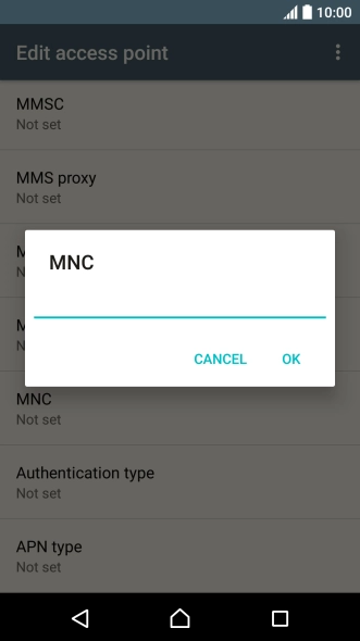 Key in 03 and press OK.