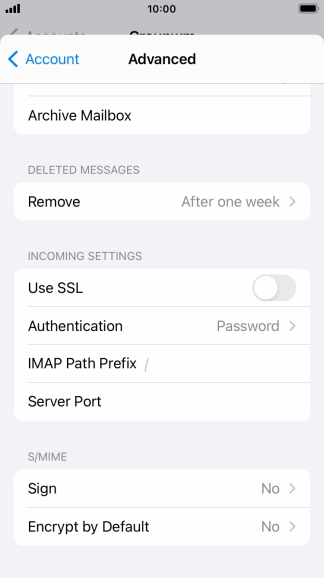 Press Authentication.
