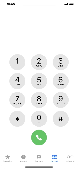 Press Keypad.