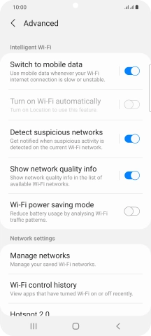 Press the indicator next to Press the indicator next to