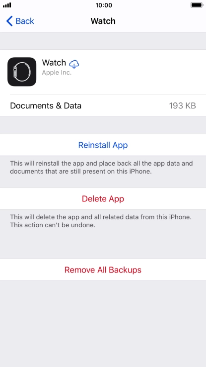Press the Home key to return to the home screen.