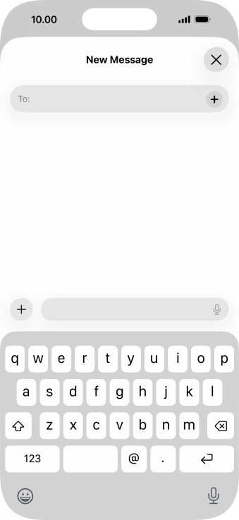Press the add icon.