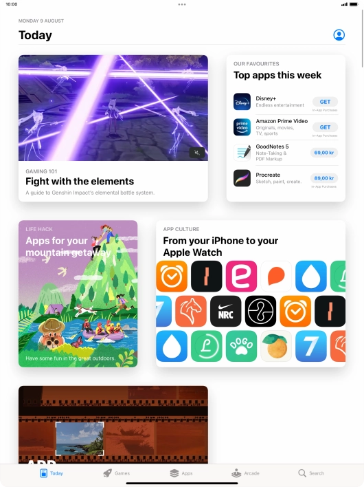 Press Search.