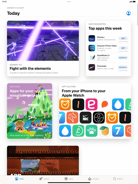 Press Search.