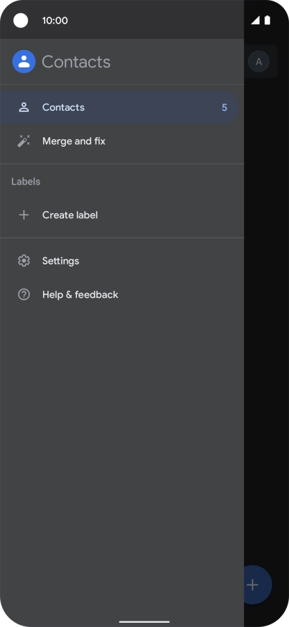 Press Settings.