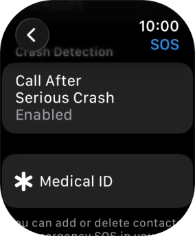 Press Medical ID.