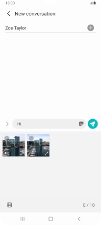 Press the gallery icon and go to the required folder. Press the gallery icon and go to the required folder.