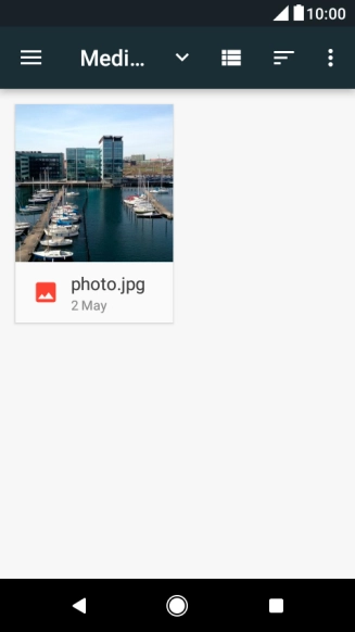 Press the required file.