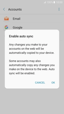 Press OK to turn on the function.