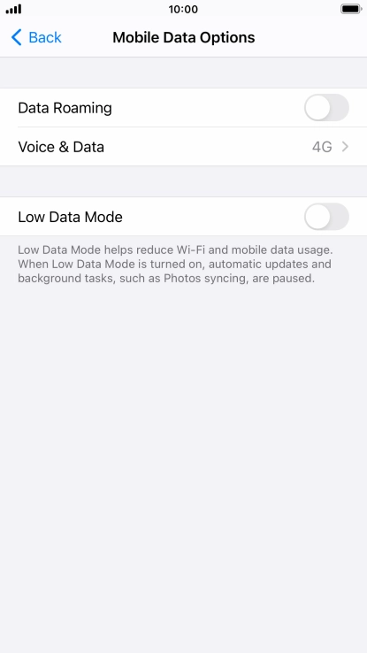 Press Voice & Data.