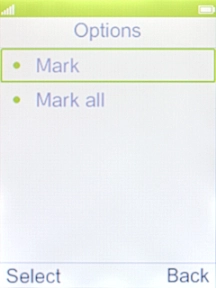 Select Mark all.