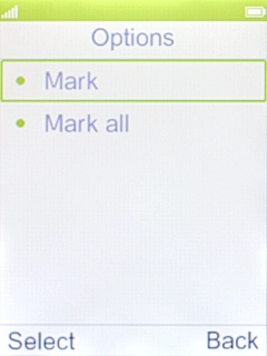 Select Mark all.