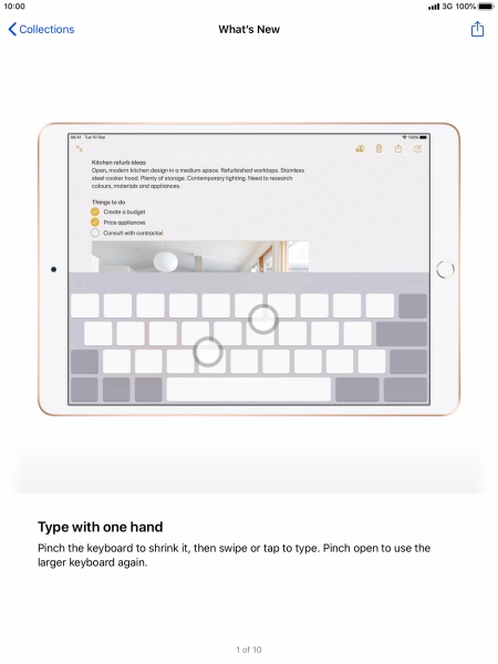 Press the Home key to return to the home screen.