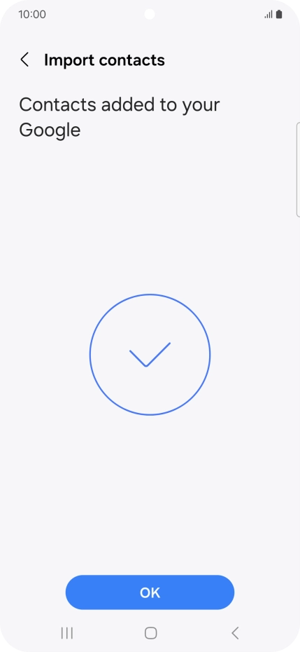 Press OK. Press OK.