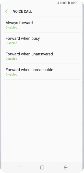 Press the Home key to return to the home screen.