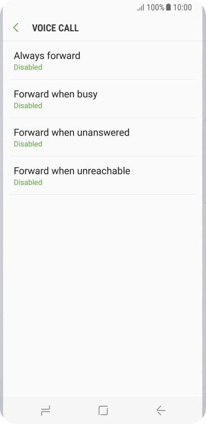 Press the Home key to return to the home screen.