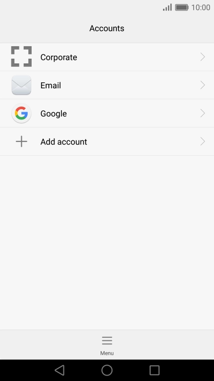 Press the Home key to return to the home screen.