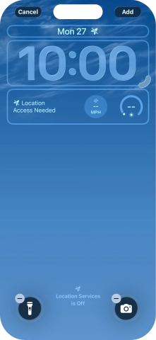 To customise the way the lock screen date is displayed, press the date widget and follow the instructions on the screen to select the required widget display mode. To customise the way the lock screen date is displayed, press the date widget and follow the instructions on the screen to select the required widget display mode.
