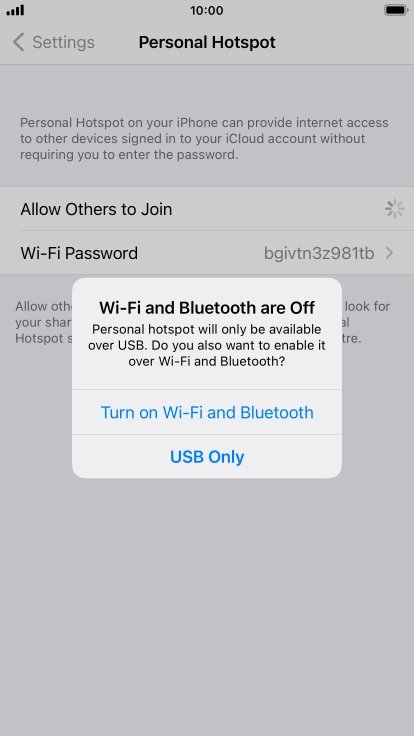 If Wi-Fi is turned off, press Turn on Wi-Fi and Bluetooth. If Wi-Fi is turned off, press Turn on Wi-Fi and Bluetooth.