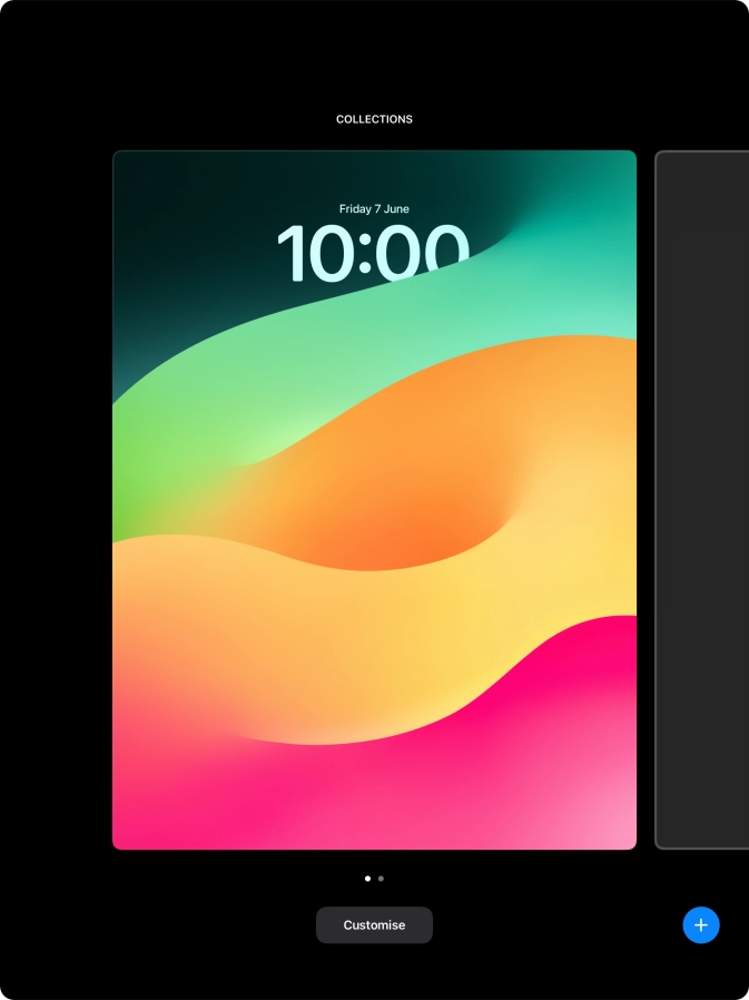Press the add icon.