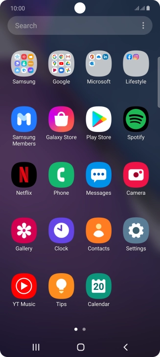 Press Play Store.