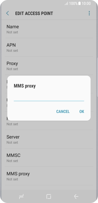 Key in 10.202.002.060 and press OK. Key in 10.202.002.060 and press OK.