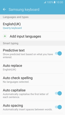 Press Add input languages.