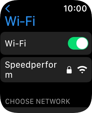 Press the Digital Crown to return to the home screen.