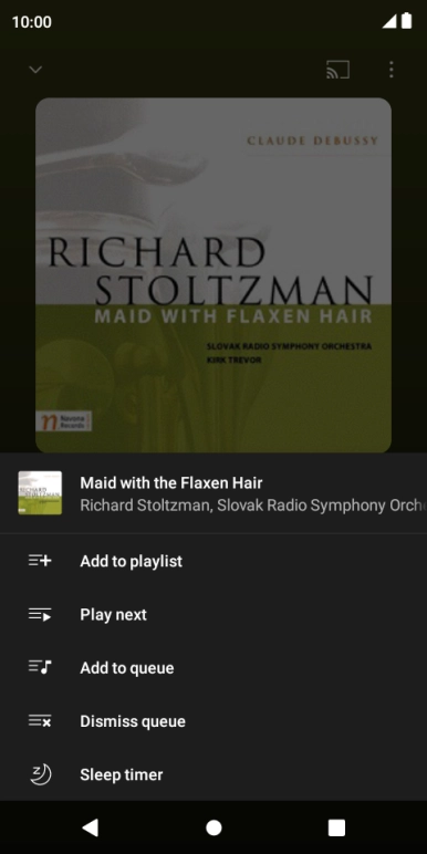Press the add icon.
