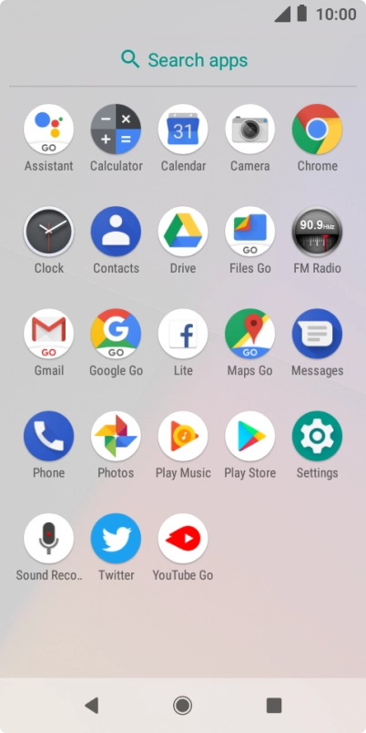 Press Gmail. Press Gmail.