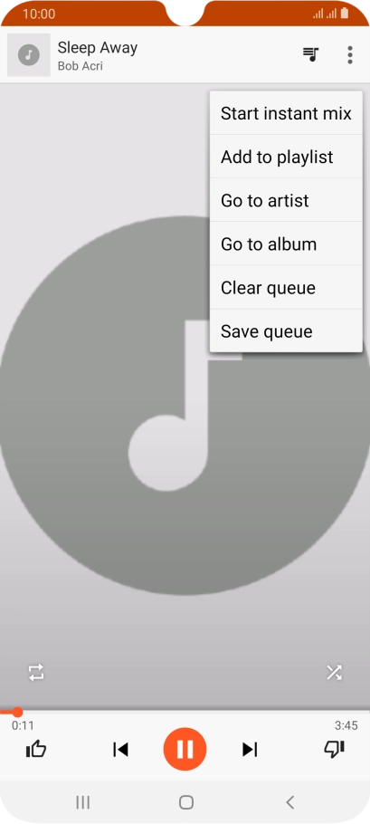 Press Add to playlist. Press Add to playlist.