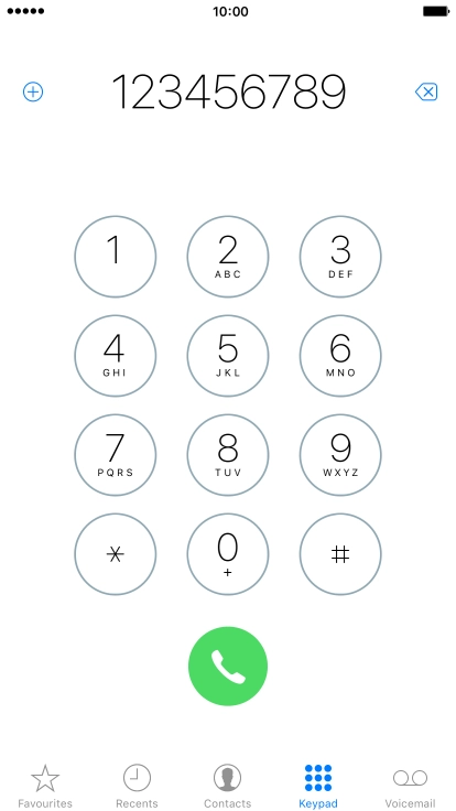 Key in the required number and press the call icon. Key in the required number and press the call icon.