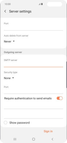 Press the drop down list below 