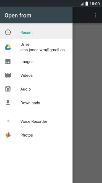 Press Images and find the required file.