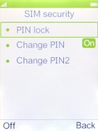 Select PIN lock.